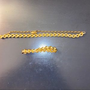 Matching Necklace and bracelet set